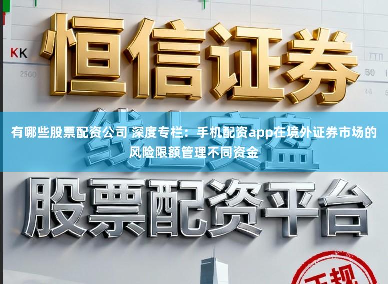 有哪些股票配资公司 深度专栏：手机配资app在境外证券市场的风险限额管理不同资金