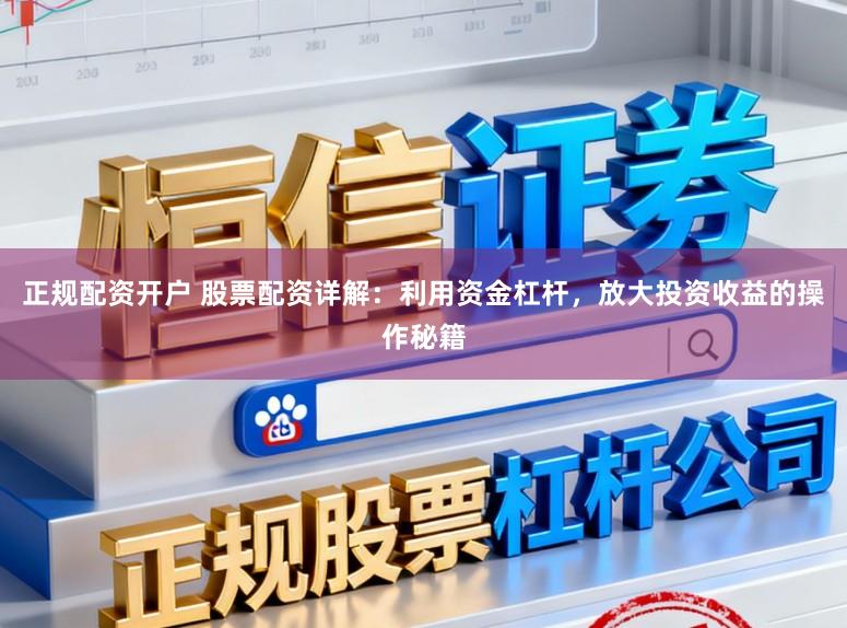正规配资开户 股票配资详解：利用资金杠杆，放大投资收益的操作秘籍
