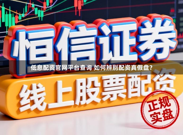 低息配资官网平台查询 如何辨别配资真假盘？